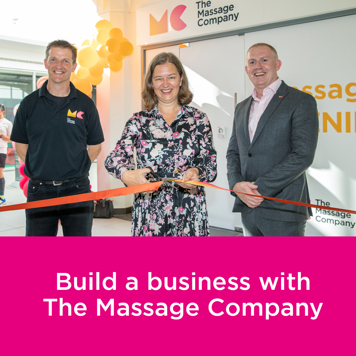 Example of google campaign for the massage company